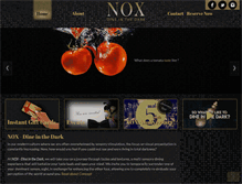 Tablet Screenshot of noxdineinthedark.com
